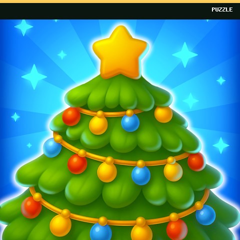 Magic Christmas Tree Match-3